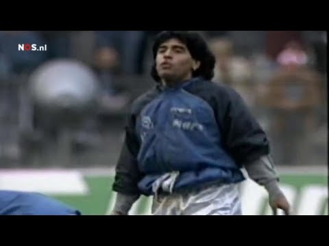 Maradona, quell'indimenticabile riscaldamento contro il Bayern