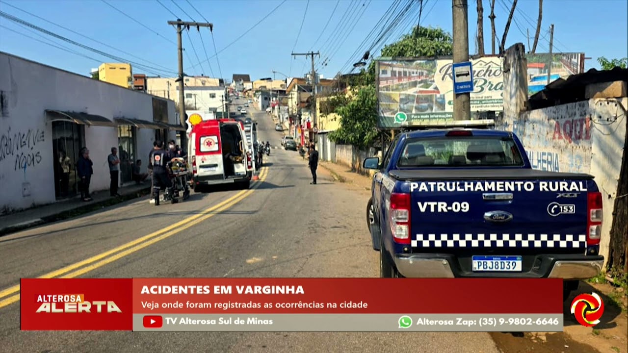 Carro perde o freio e um idoso é atropelado em Varginha