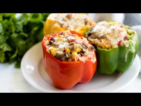 How to Make Easy Stuffed Bell Peppers | The Stay At...