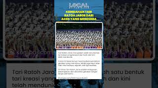 Tari Ratoh Jaroe dari Aceh khas dengan Gerakan Tangan Tegas, Kompak dan Dinamis