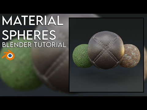 Creating Material Renders in Blender 3.2 - Blender Tutorial