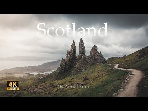 Scotland | 4k drone video with deep house ambient music