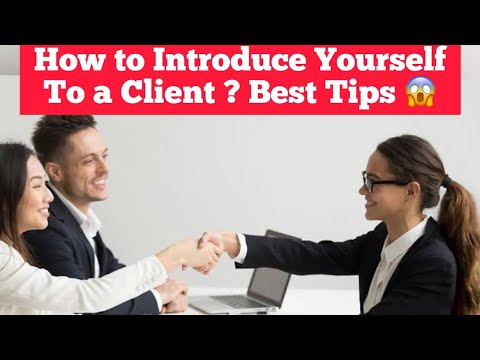 How to Introduce yourself Professionally | Who is Client & Customer | Best way to build rapport 2023