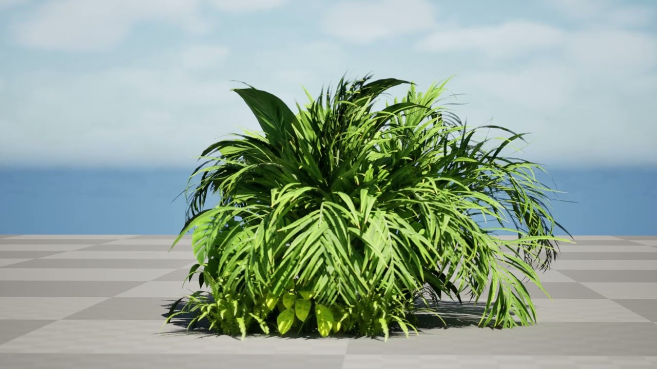 Tropical Plants Collection 3D Model
