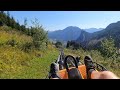 Oberammergau Alpine Coaster 4k No Brakes