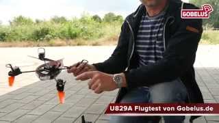 UDI RC U829 A Drone Flug und Crash Test von Gobelus.de