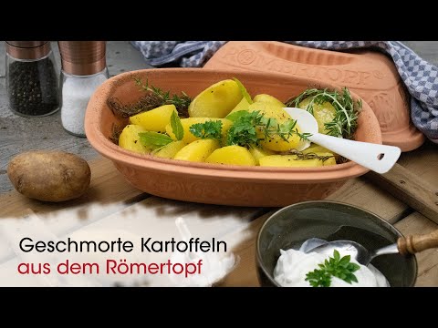 Braised potatoes from the Römertopf - an original Römertopf recipe