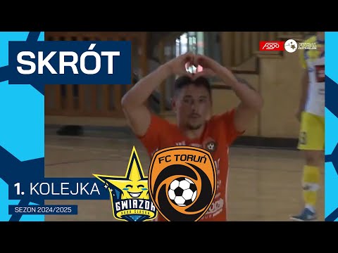 Gwiazda Ruda Śląska - FC Reiter Toruń 1:4 | SKRÓT | 1. kolejka (2024/25)