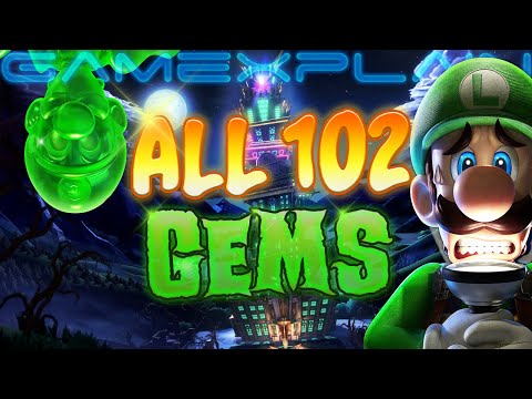 100% Luigi's Mansion 3 - All 102 Gems Guide & Walkthrough (All Floors!)