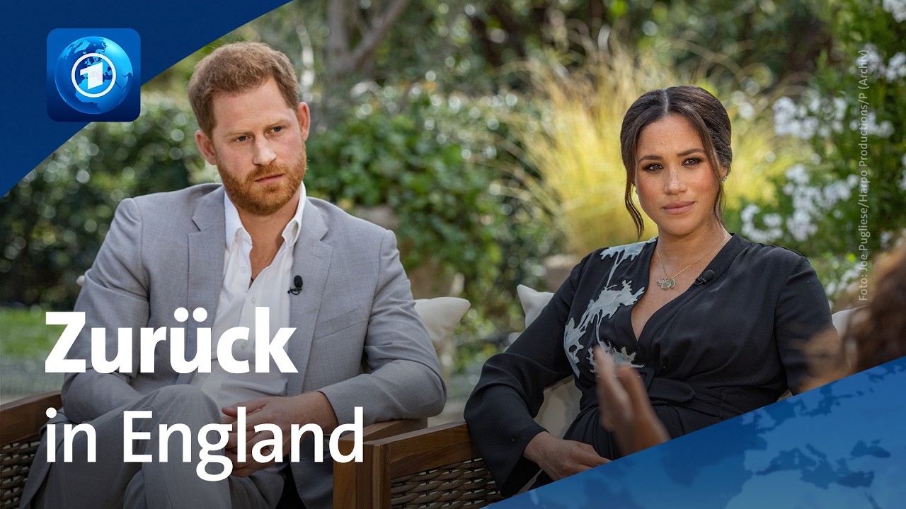Prinz Harry und Meghan: Britische Royals sind zurück in England