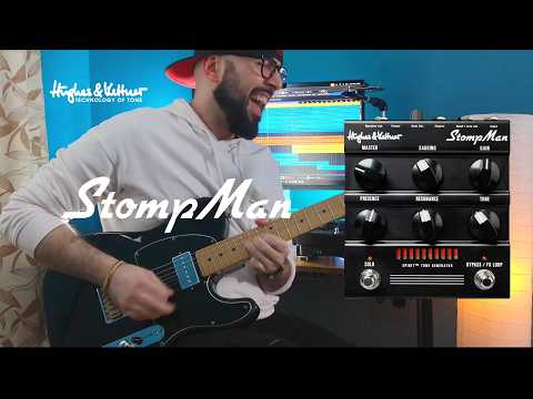 Hughes & Kettner StompMan 50-Watt Pedalboard Guitar Amp 2022 - Present - Black image 4