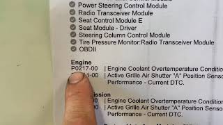 p0217 naprawy błędu