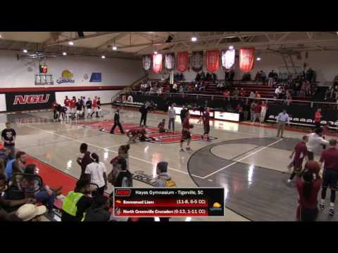 NGU Men's Basketball 2016-17 - North Greenville vs. Emmanuel