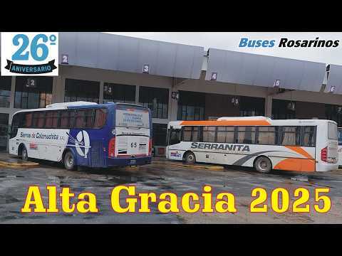 ALTA GRACIA DESDE CIUDAD DE CORDOBA / BUSES ROSARINOS 2025