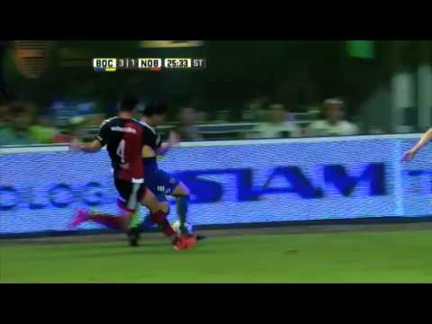 Lodeiro, al mejor estilo Riquelmista. Boca 4 - Newell's 1. Fecha 4. Primera División 2016.