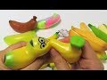 ASMR Vintage Banana Squishy Collection Glitter Orbeez Slime Minions Pop Up No Talking