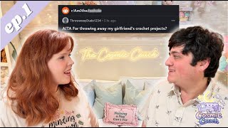 Katie & Ryan React to Reddit Crochet AITA & Subscriber Voicemails - Cosmic Couch EP.1