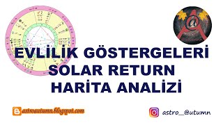Evlilik Göstergeleri - Solar Return Harita Analizi