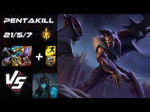 BOTTOM Draven vs Kalista [PENTAKILL] - NA Grandmaster Patch 14.5.1