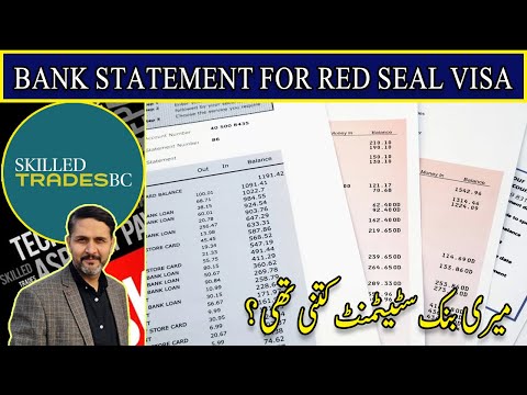 Bank Statement For Red Seal Visa | My Statement Was ?