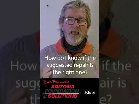 Foundation and Concrete Repair 010 - How do I know if the suggested repair is the right one #shorts