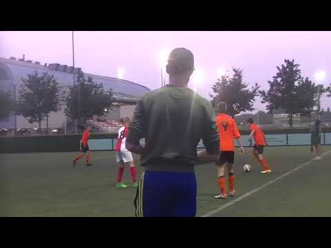 UVV JO17-4 - DESTO JO17-1 oefenwedstrijd 1ste helft 30-8-2017