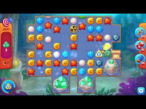 🎯 Fishdom 6347 Challenge Level - 7 moves + 💥💥🧨💣