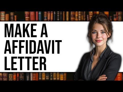Affidavit Letter
