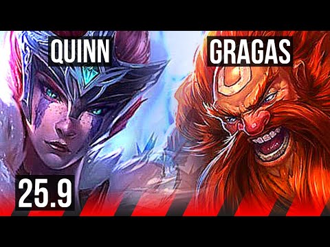 QUINN vs GRAGAS (TOP) | NA Master | 25.9
