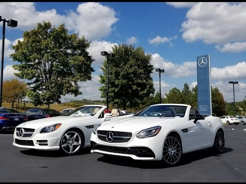 2017 SLC43 AMG and SLK350 Comparison