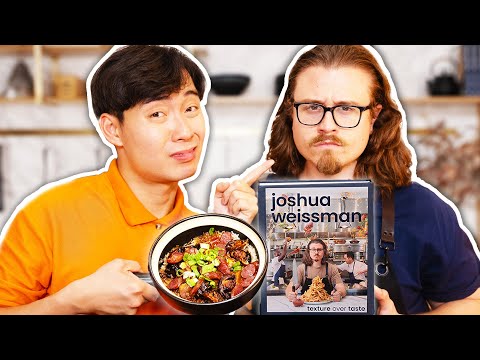 Uncle Roger CHALLENGE Joshua Weissman (Texture vs Flavor)