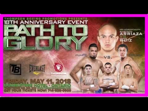 Breaking News | Roberto Arriaza Defends Title on Thompson Boxing's Anniversary Show this Friday » B