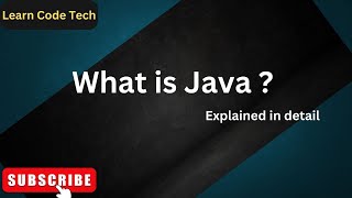 Basic Java | What is Java | Java Programming