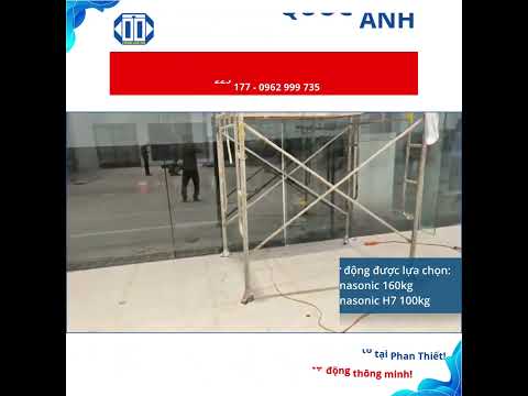 Lắp đặt cửa trượt tự động Panasonic cho Showroom &ocirc; t&ocirc; tại Phan Thiết