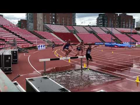 M45 Steeplechase (Water Jump Only) at 2022 Tampere, Finland World Masters Athletics Championships