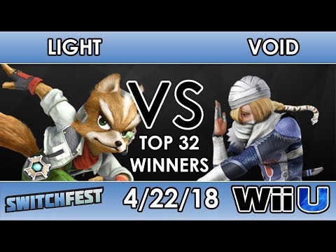 Switchfest - MVG | Light (Fox) VS CLG | Void (Sheik) - Smash 4 - Top 32 Winners Side