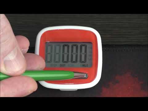 Шагомер из Китая. Шаги, калории и километры. Принцип работы.