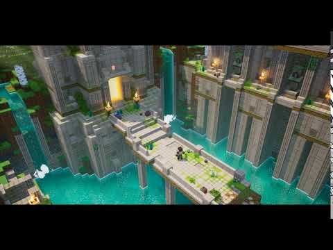 Minecraft Dungeons Unreal Engine 3D Mockup - (Fan art biome)