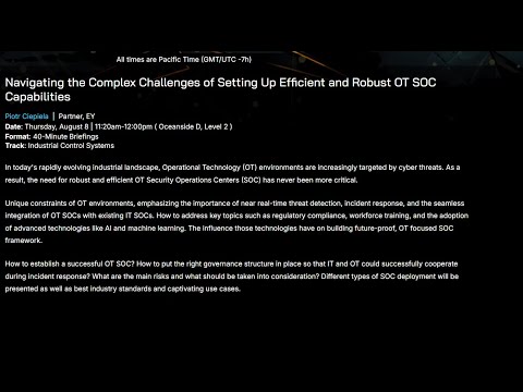Navigating the Complex Challenges of Setting Up Efficient and Robust OT SOC Capabilities