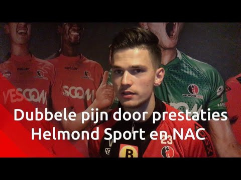 Rampseizoen voor verhuurde NAC-spelers bij Helmond Sport: 'Nu is er dubbele pijn'