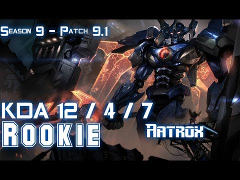 Rookie AATROX vs TALON Mid - Patch 9.1 KR Ranked
