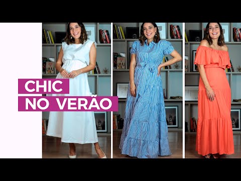 Looks pra ficar elegante mesmo no calor | Camila Gaio