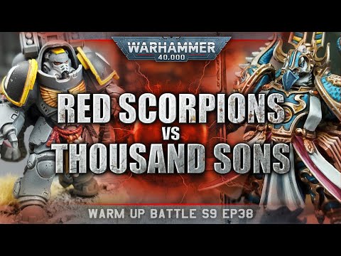 Thousand Sons vs Space Marines Warhammer 40k Battle Report 9th Edition 1000pts S9EP38 AGGRESSORS!