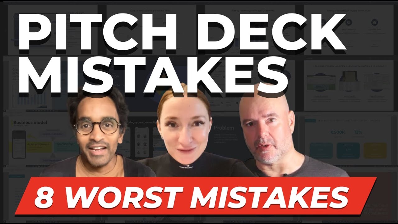 Pitch Deck Mistakes (8 Worst Mistakes)