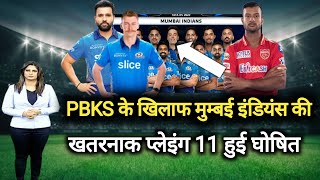 mumbai indians की खतरनाक प्लेइंग 11 हुई घोषित, मुम्बई इंडियंस से घबराए मयंक