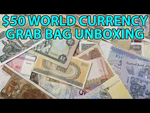 Huge World Currency Grab Bag Unboxing - Crazy Variety of Countries & A Few Valuable Ones Too!!