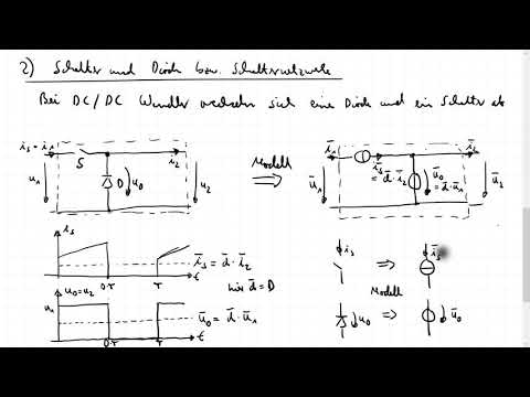 Le_R3 - Regelung DCDC Wandler - Modellierung Mittelwert Modelle
