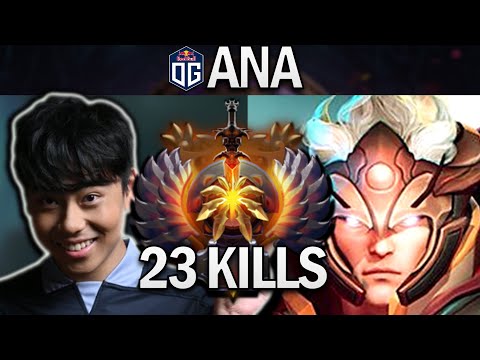 OG.ANA SMURF INVOKER WITH 23 KILLS - DOTA 2 PRO GAMEPLAY