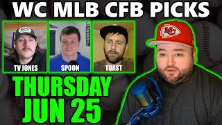 World Cup, MLB &amp; College Football Picks with Kyle Kirms | Thursday June 25th