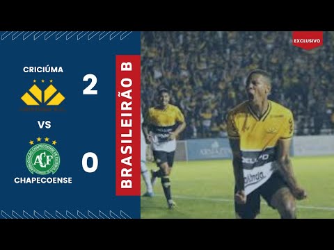 Criciúma 2 x 0 Chapecoense - melhores momentos Gols | Brasileiro Série B